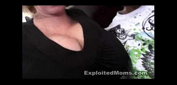  Granny w Big Tits w Younger Black Cock Interracial Video